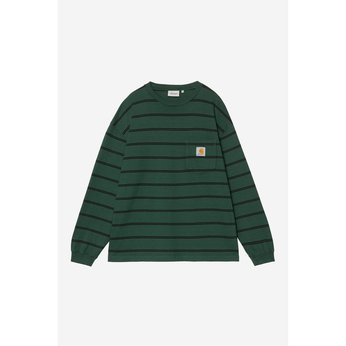 LS Cardona Pocket T-Shirt Cardona Stripe Natur Bild 1