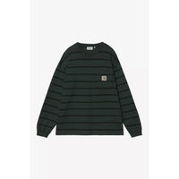 LS Cardona Pocket T-Shirt Cardona Stripe Natur Bild 1