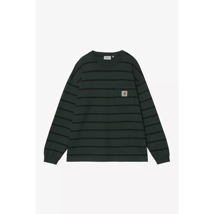 LS Cardona Pocket T-Shirt Cardona Stripe Natur Bild 1