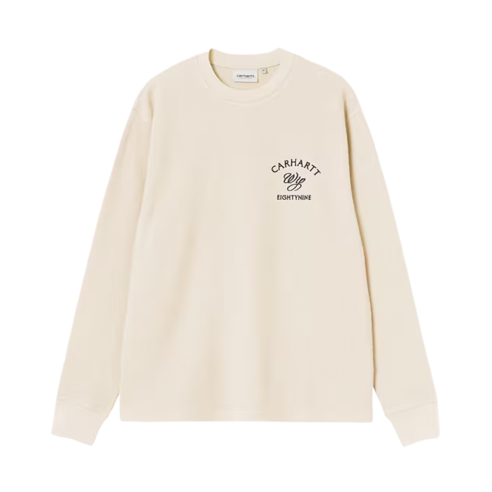 LS Eightynine Waffle T-Shirt Natural/Black Bild 1
