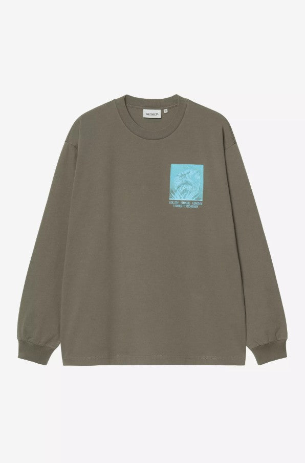 LS Emerge T-Shirt Leaf Stone Washed Bild 1