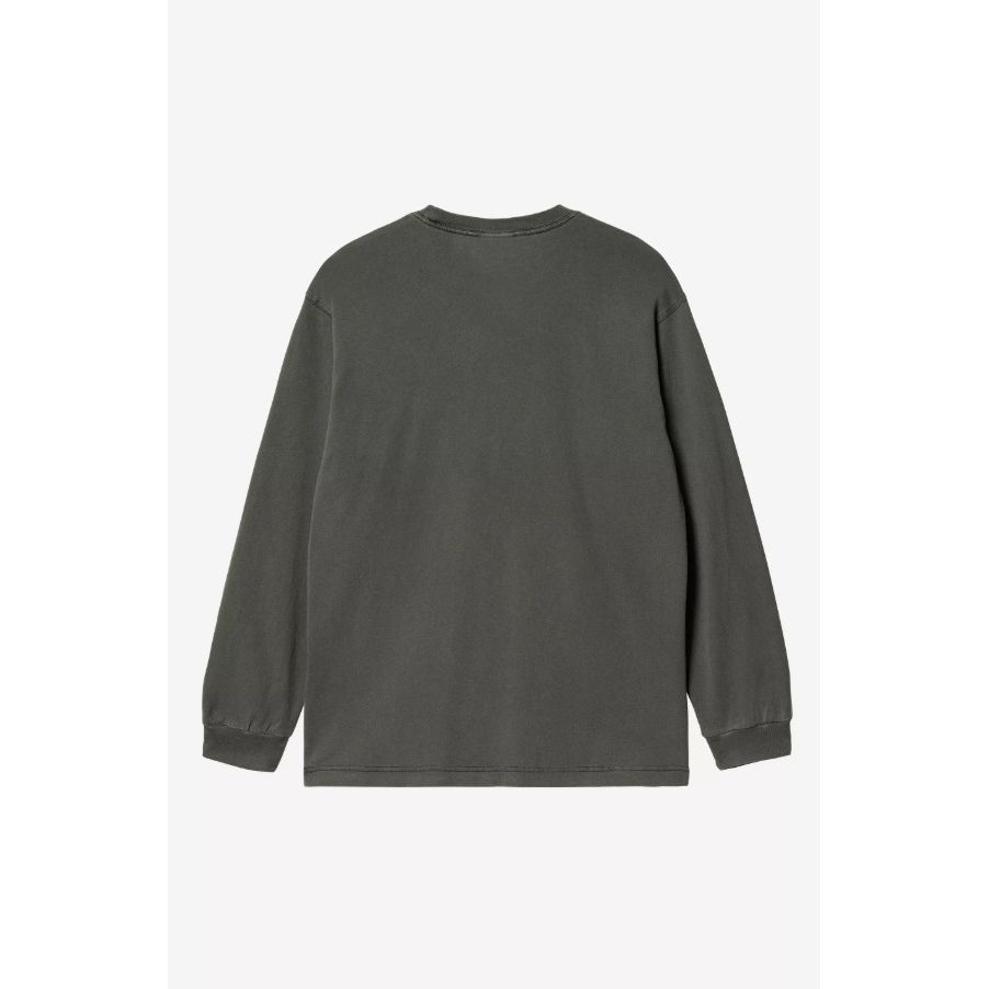 LS Nelson T-Shirt Black Garment Dyed Bild 2