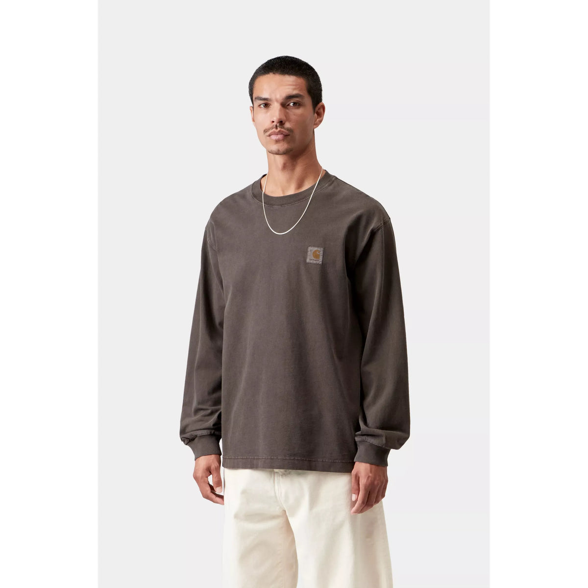LS Vista T-Shirt Tobacco Garment Dyed Bild 1