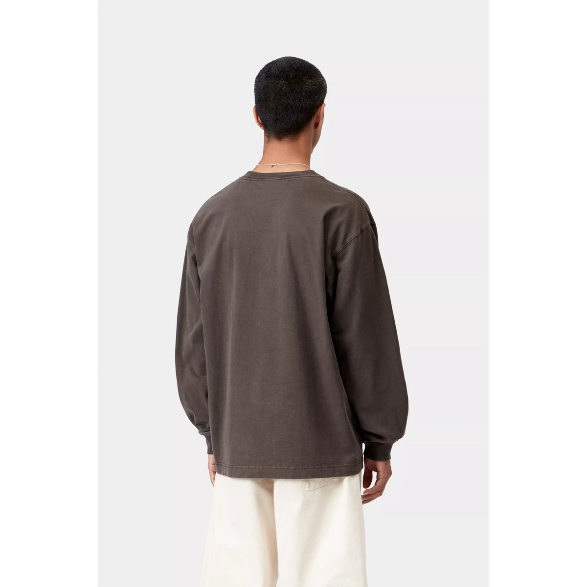 LS Vista T-Shirt Tobacco Garment Dyed Bild 2