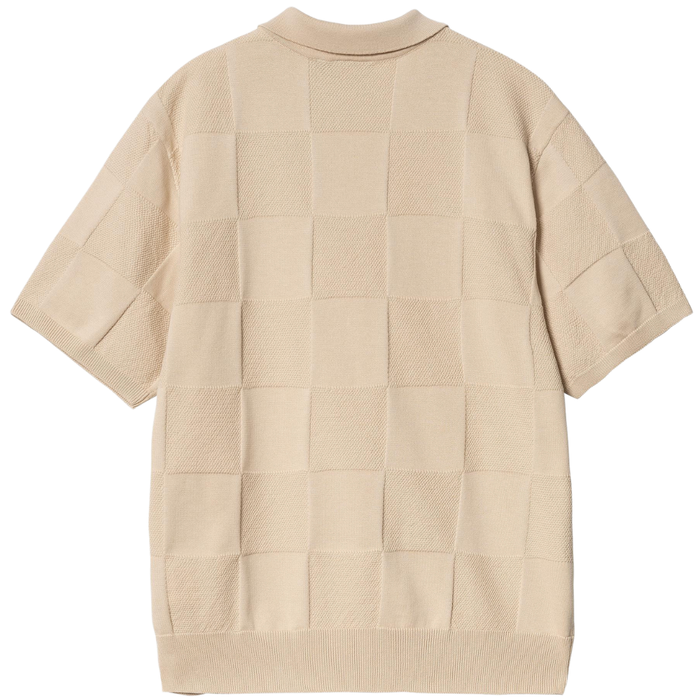 S/S Checker Polo Fleur De Sel Bild 2