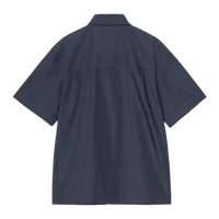 S/S Postal Zip Shirt Blue / Wax Bild 2