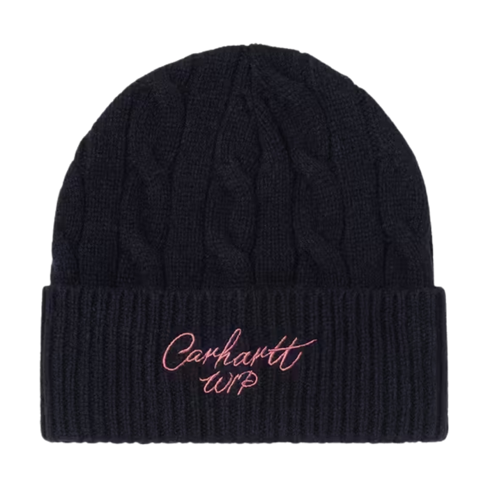 Signature Cable Beanie DeepNight/GlassyPink Bild 1