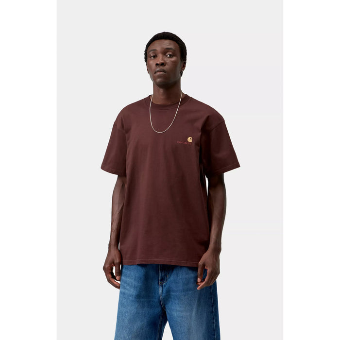 SS American Script T-Shirt Amarone Bild 1