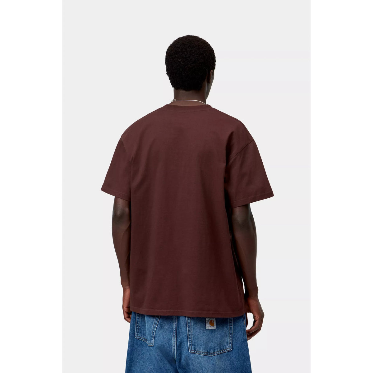 SS American Script T-Shirt Amarone Bild 2