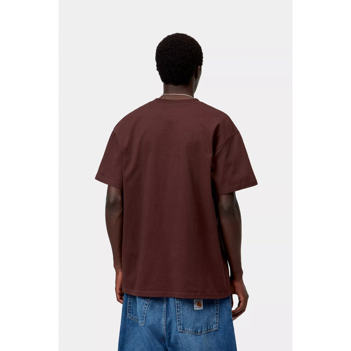 SS American Script T-Shirt Amarone Bild 2