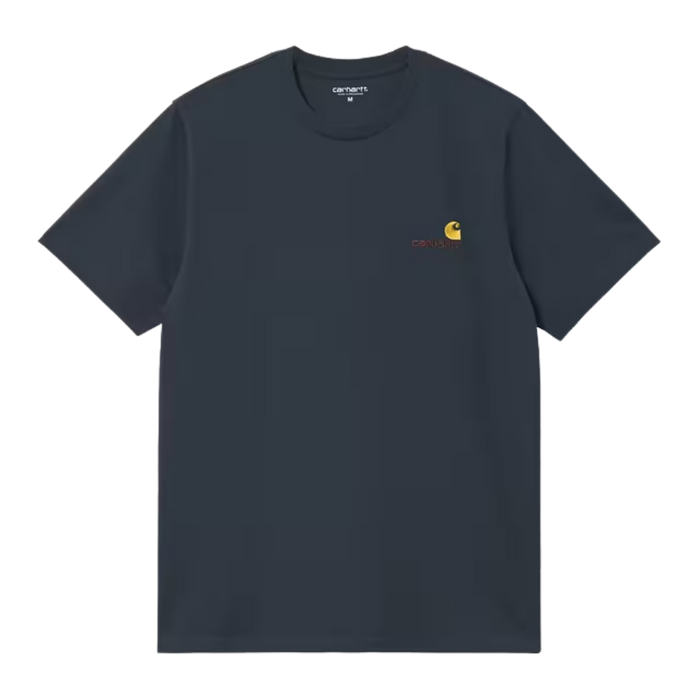 SS American Script T-Shirt Deep Night Bild 1