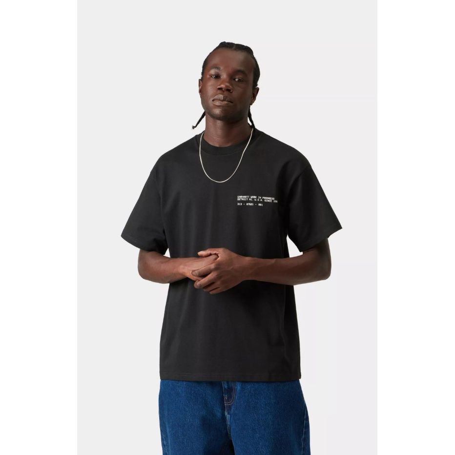 SS Feather Progress T-Shirt Black Bild 3