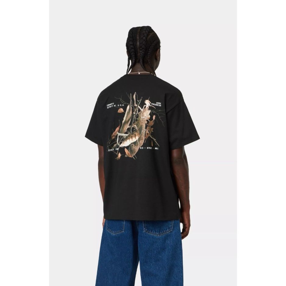 SS Feather Progress T-Shirt Black Bild 4
