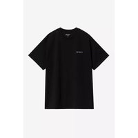 SS Script Embroidery T-Shirt Black/White Bild 1