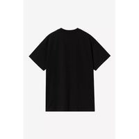 SS Script Embroidery T-Shirt Black/White Bild 2