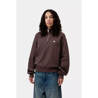 W Casey High Neck Sweat Palisander/Silver Bild 1