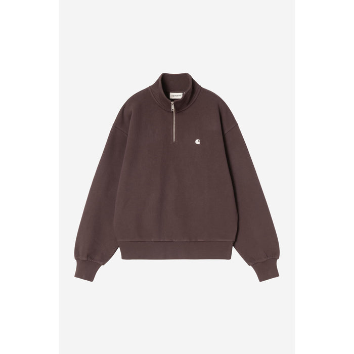 W Casey High Neck Sweat Palisander/Silver Bild 1