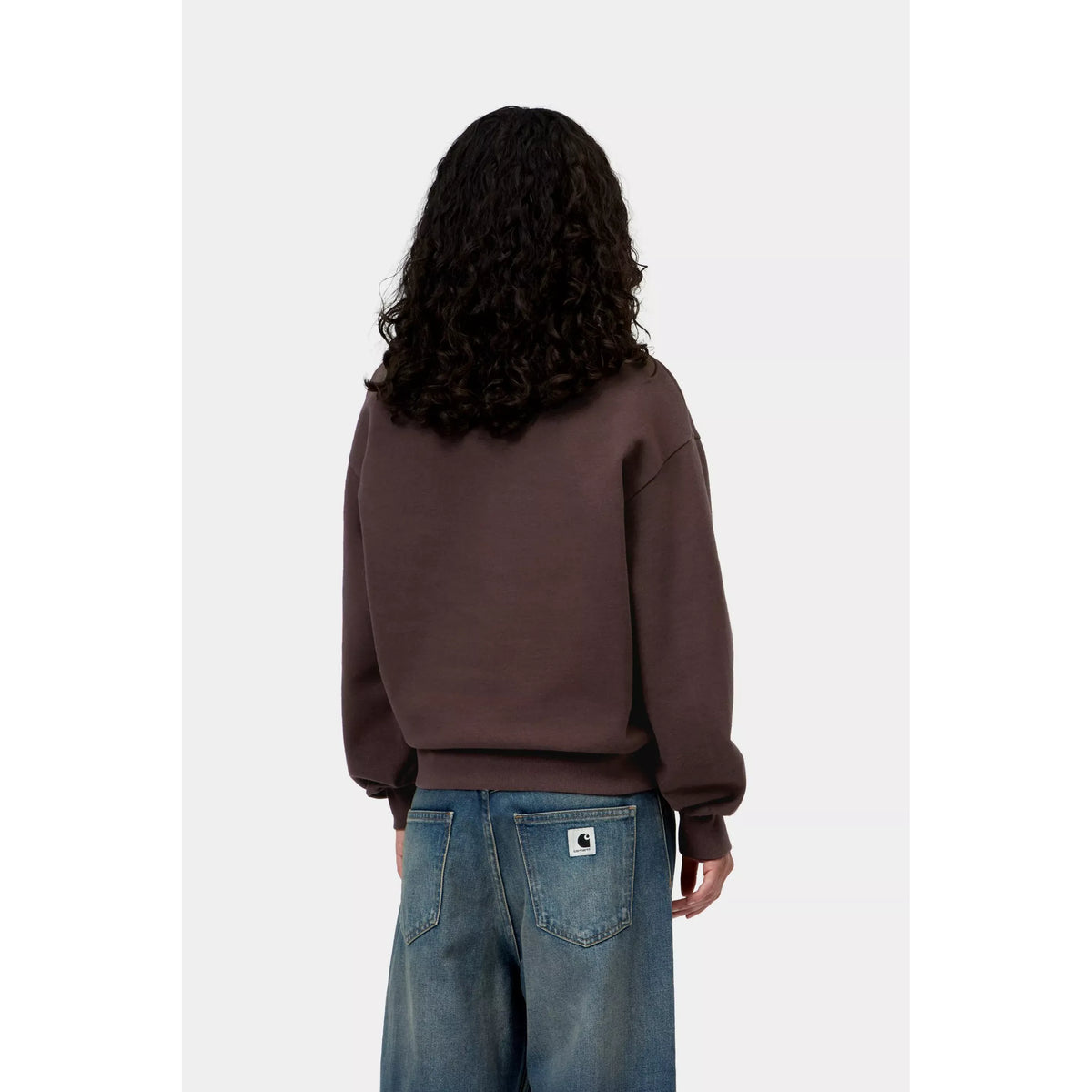 W Casey High Neck Sweat Palisander/Silver Bild 2