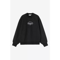W Cloud Heart Sweat Black/White Bild 1