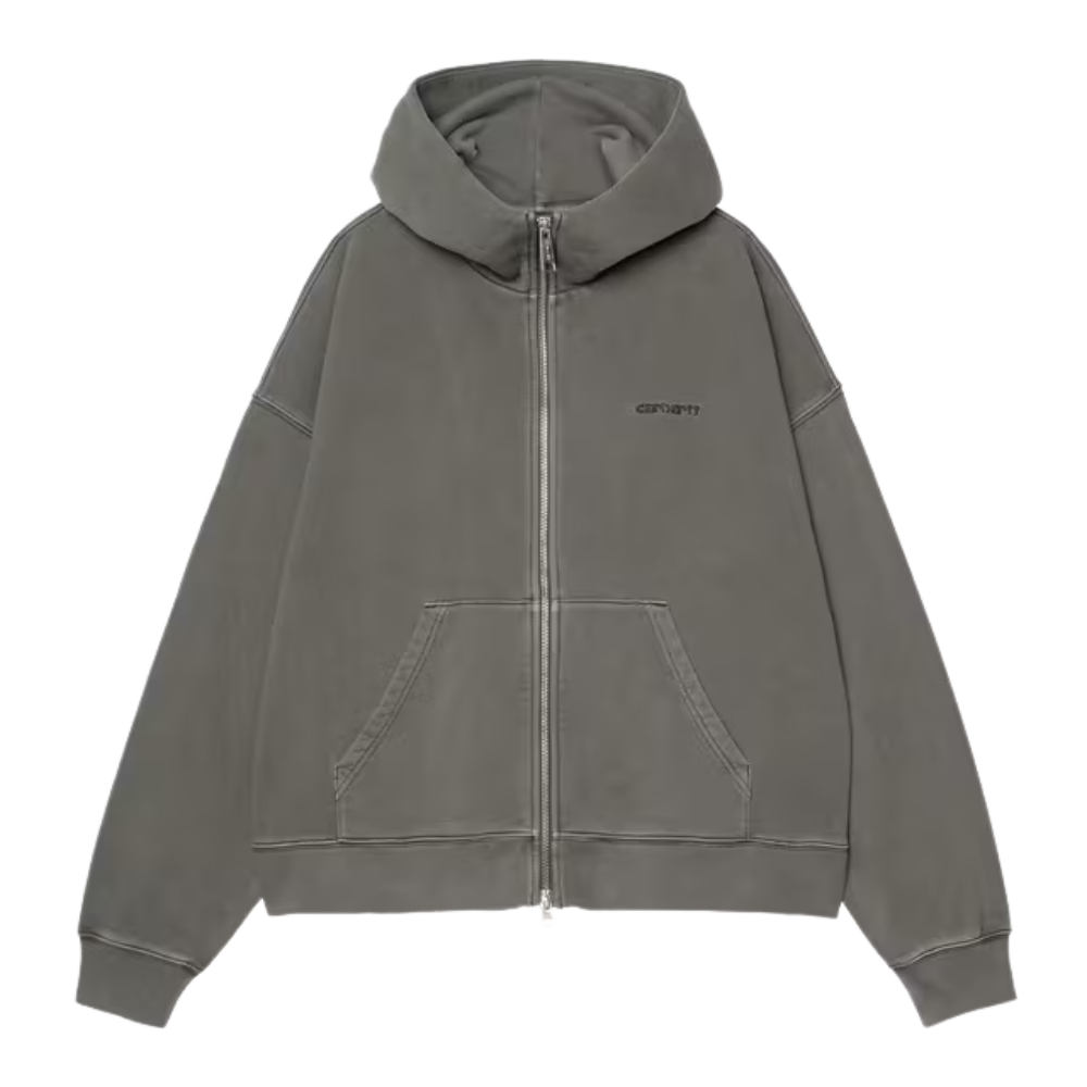 W Hooded Benton Jacket Graphite garment dye Bild 1