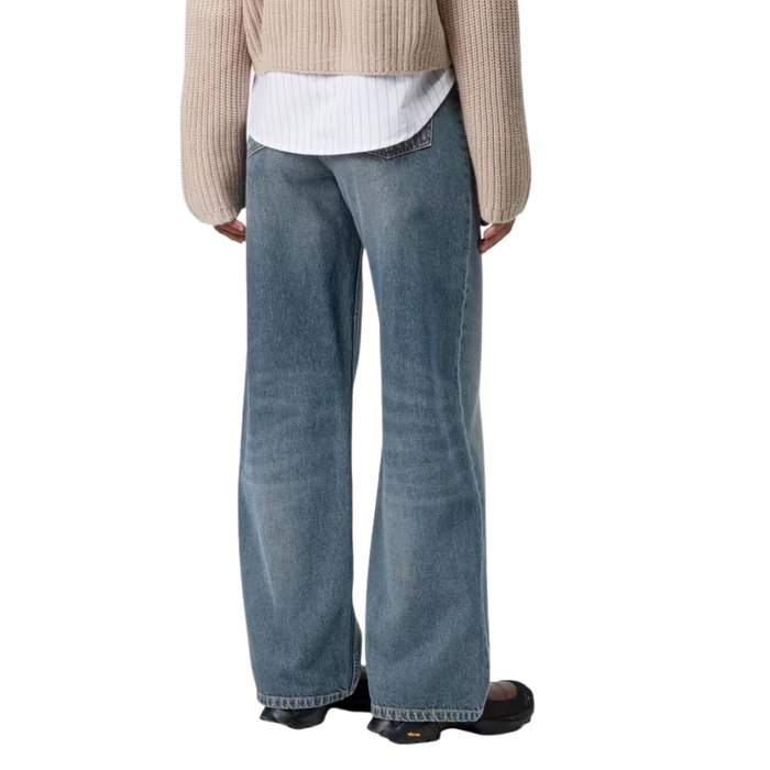 W Jane Pant Blue Dark Used Wash Bild 2