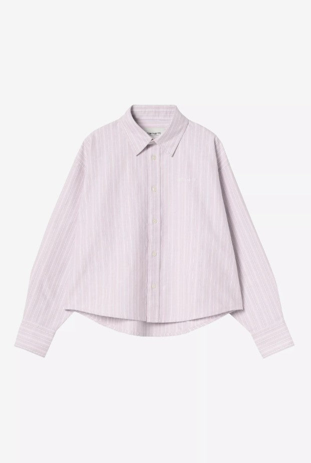 W LS Kanan Shirt Kanan Stripe Hortens Bild 1