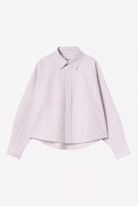 W LS Kanan Shirt Kanan Stripe Hortens Bild 1