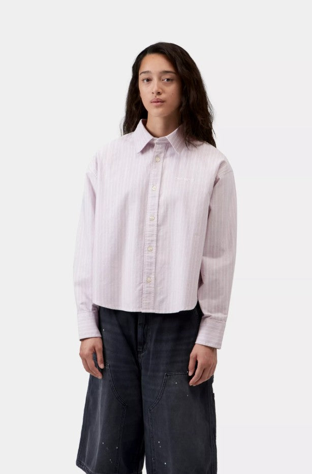 W LS Kanan Shirt Kanan Stripe Hortens Bild 3