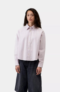 W LS Kanan Shirt Kanan Stripe Hortens Bild 3