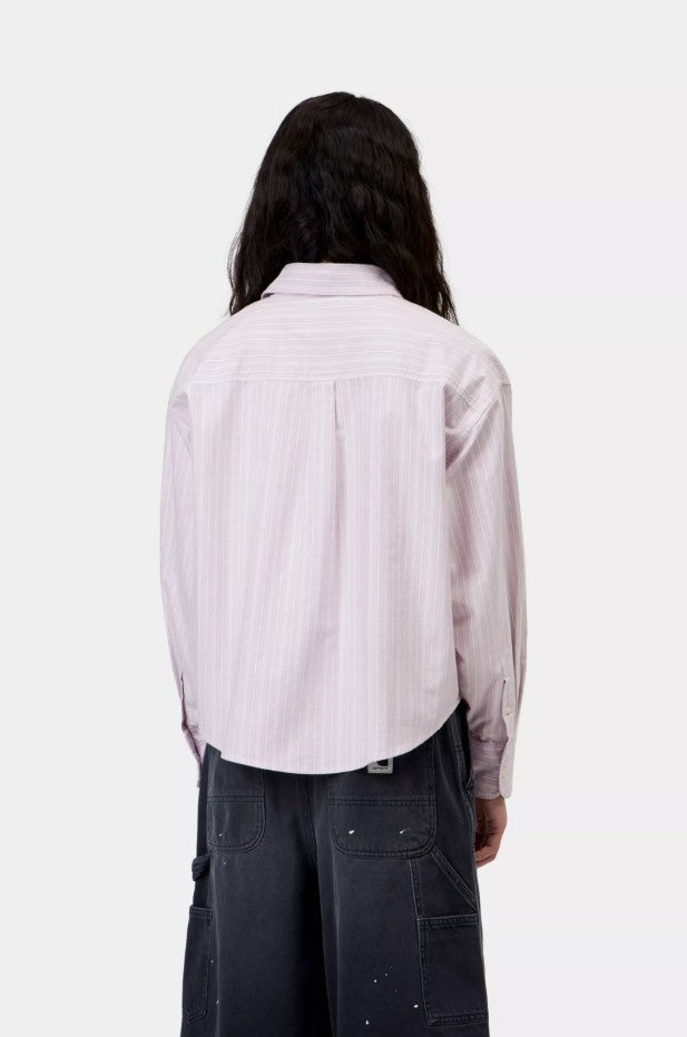 W LS Kanan Shirt Kanan Stripe Hortens Bild 4