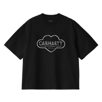 W SS Cloud Heart T-Shirt Black Bild 1