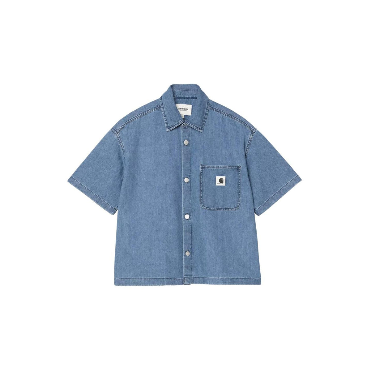 W SS Lovilia Shirt Blue Stone Washed Bild 1