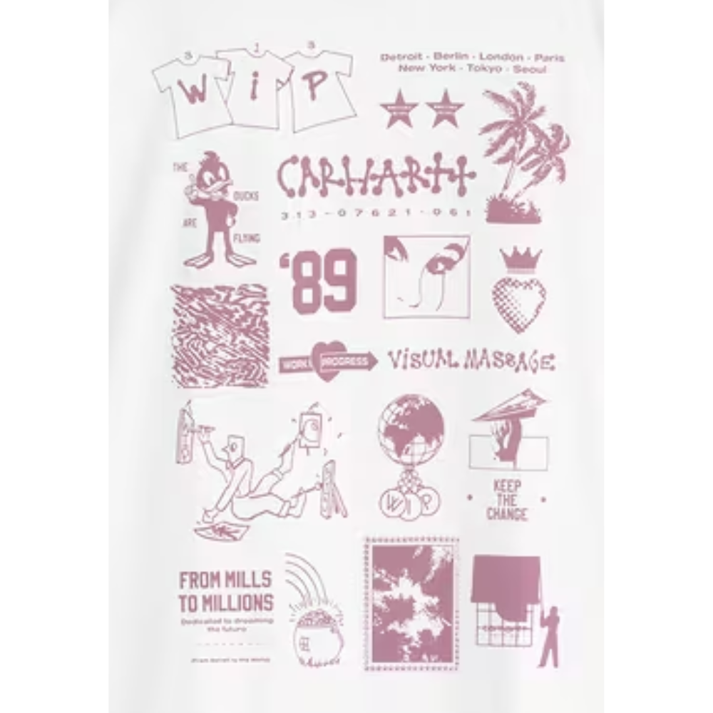 W SS Modal T-Shirt White Bild 2