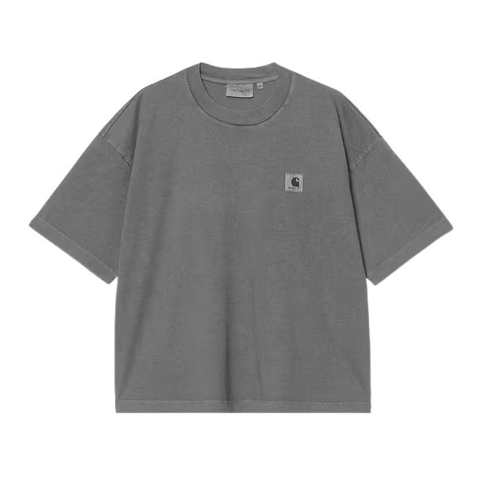 W SS Nelson T-Shirt Black garment dyed Bild 1