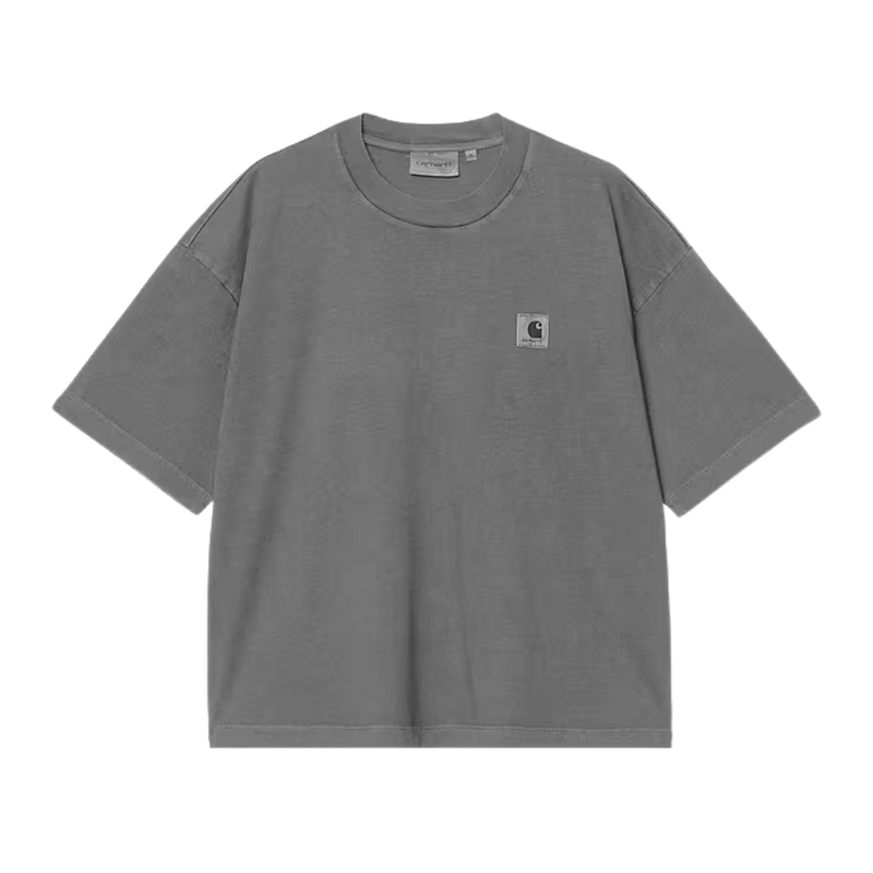 W SS Nelson T-Shirt Black garment dyed Bild 1