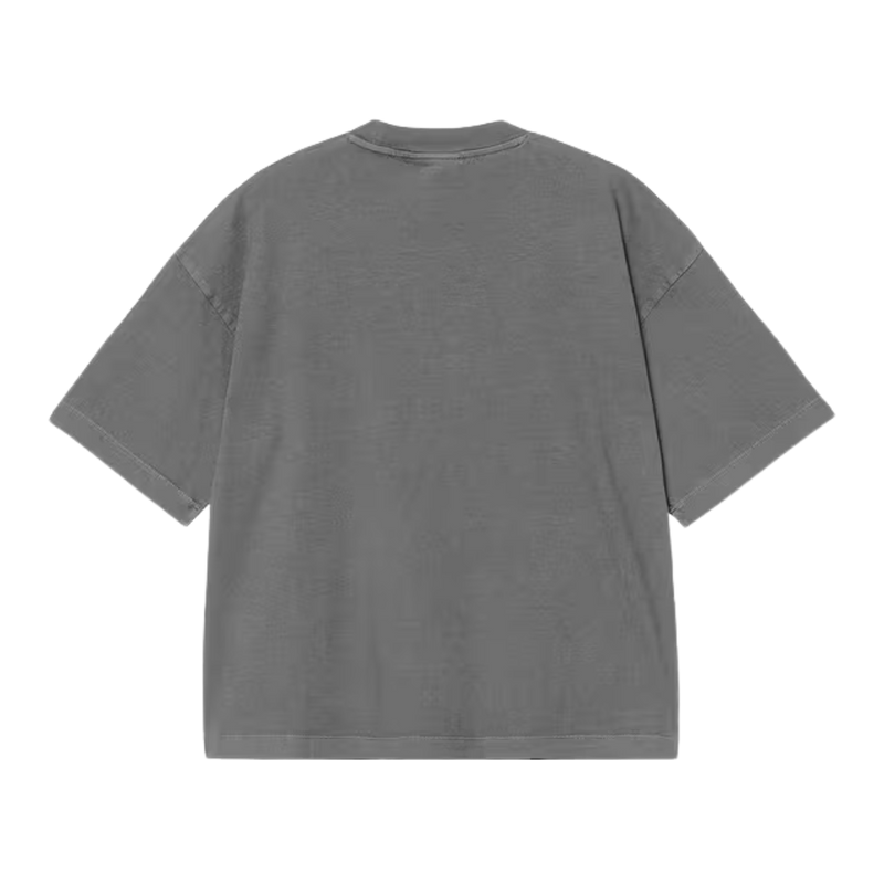 W SS Nelson T-Shirt Black garment dyed Bild 2