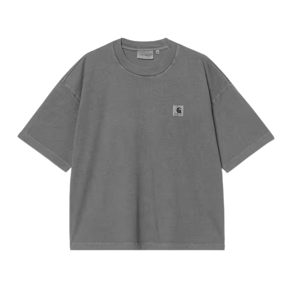 W SS Nelson T-Shirt Black garment dyed Bild 3