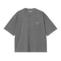 W SS Nelson T-Shirt Black garment dyed Bild 3