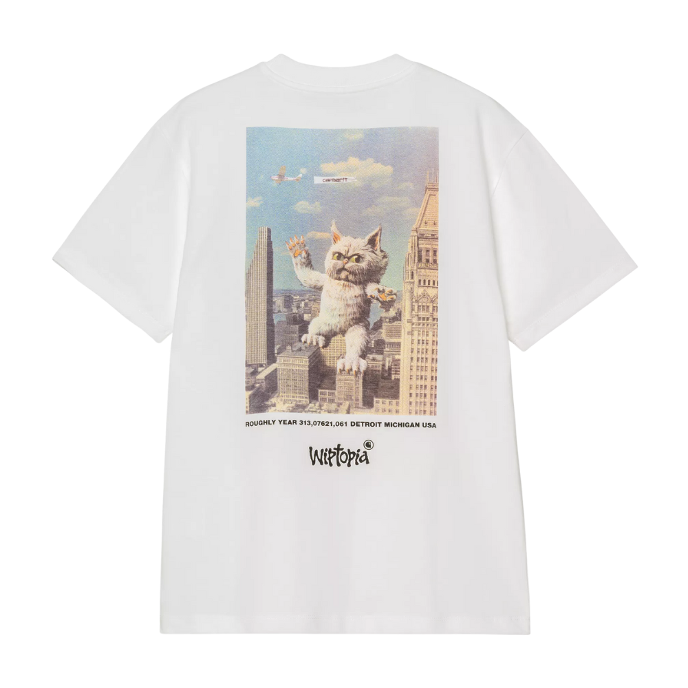 W SS Wiptopia T-Shirt White Bild 4