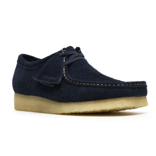 M Wallabee Navy Suede Bild 1
