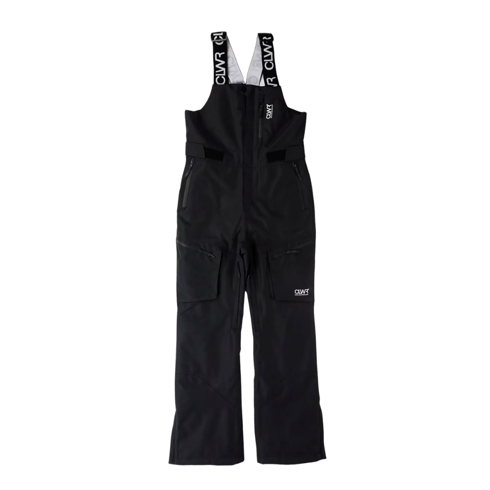 W Slash Bib Pants Black Bild 1