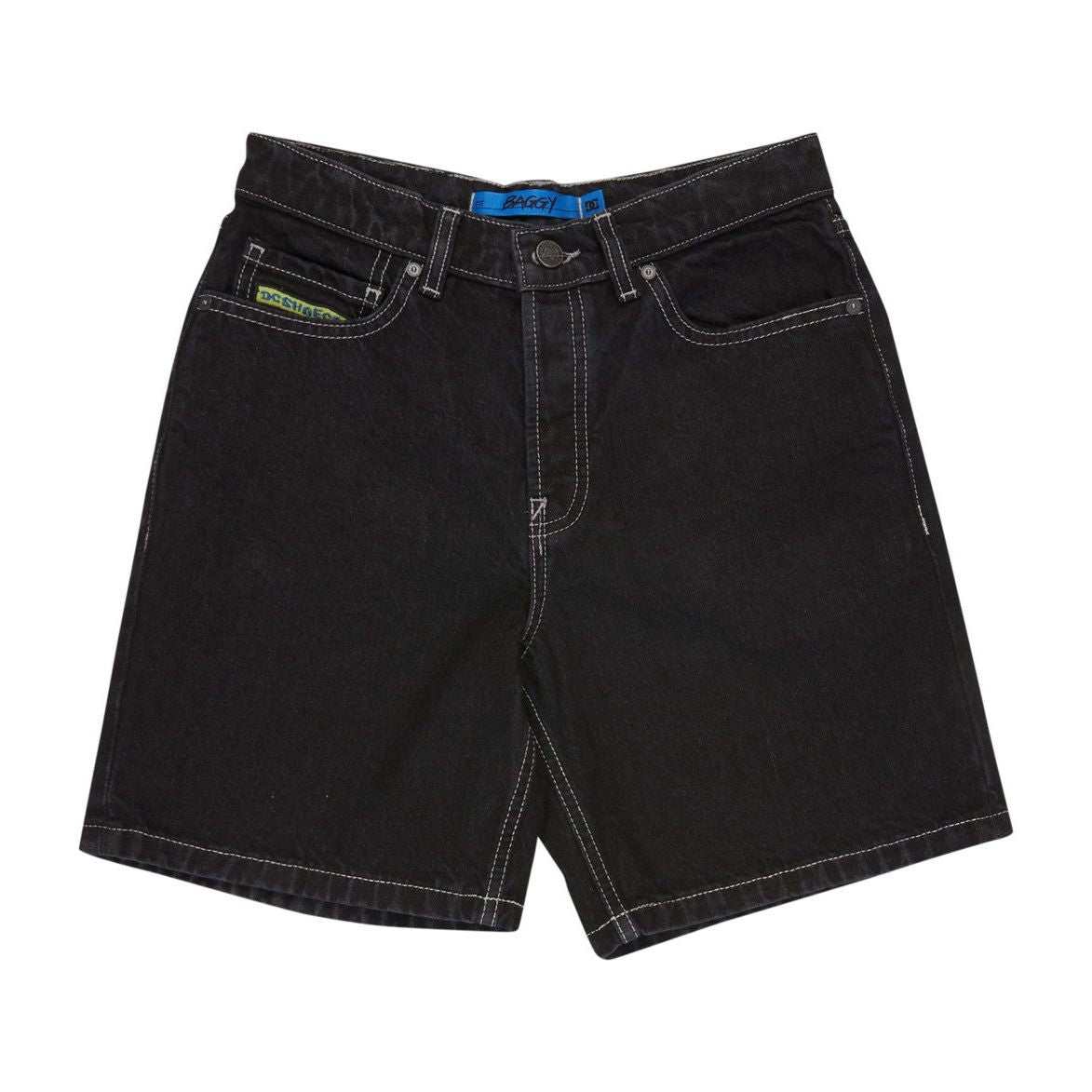 Baggy Denim Jort Wired 32 Black Bild 1