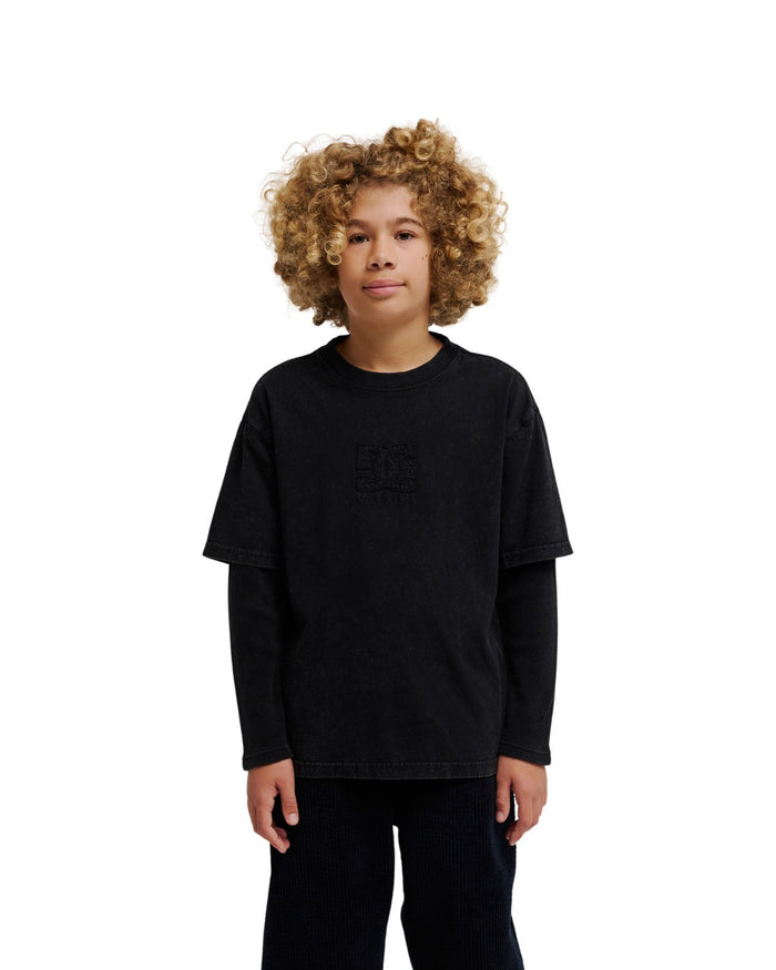 DC Twofer LS Youth Black Bild 1