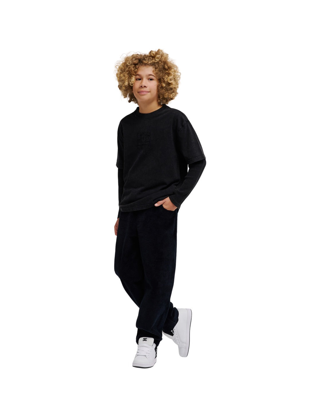 DC Twofer LS Youth Black Bild 2