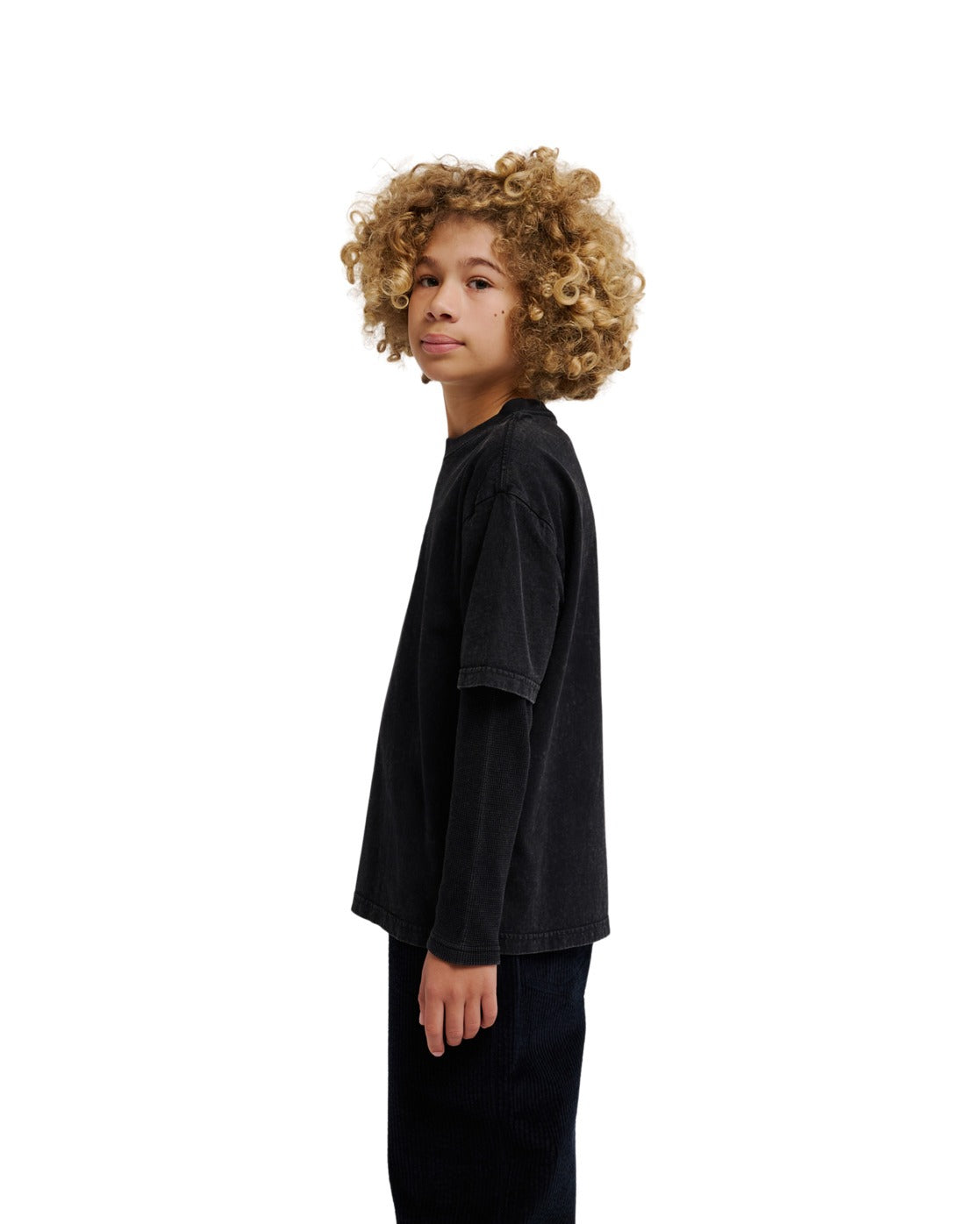 DC Twofer LS Youth Black Bild 3