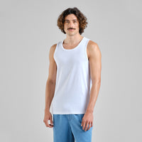 Rib Tank Top Forsa White Bild 1