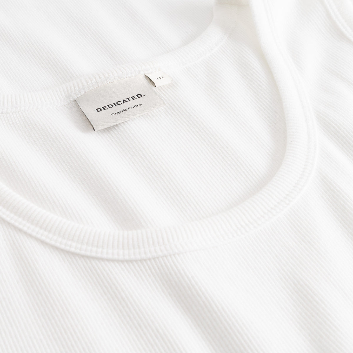 Rib Tank Top Forsa White Bild 6
