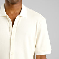 Shirt Falkvik Waffle White Bild 2