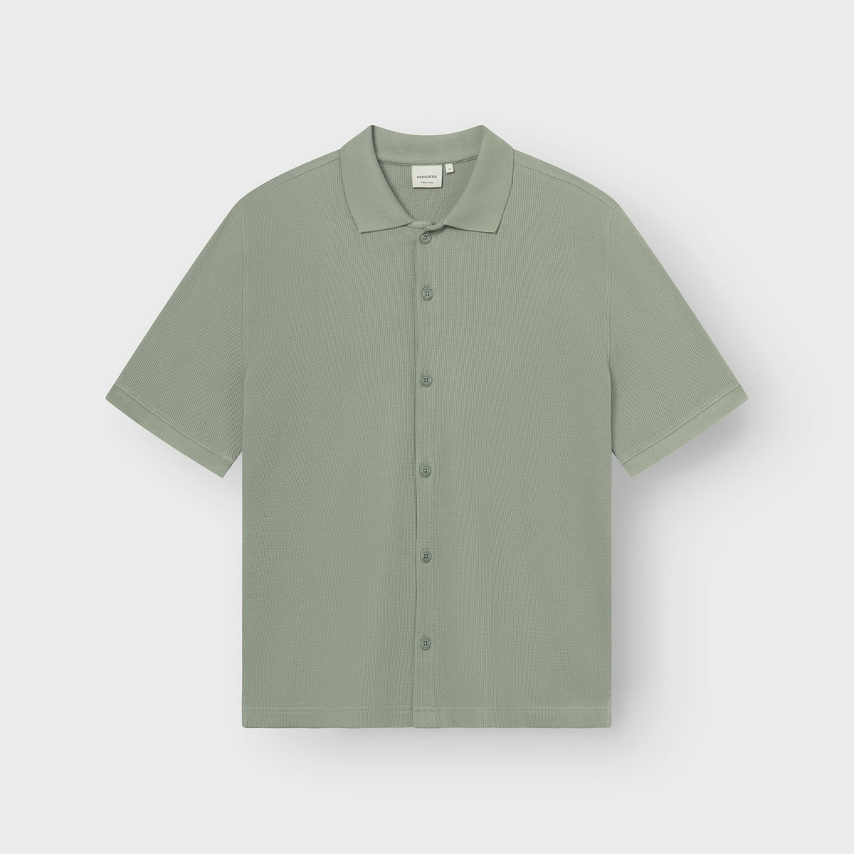 Shirt Falkvik Waffle Iceberg Green Bild 5