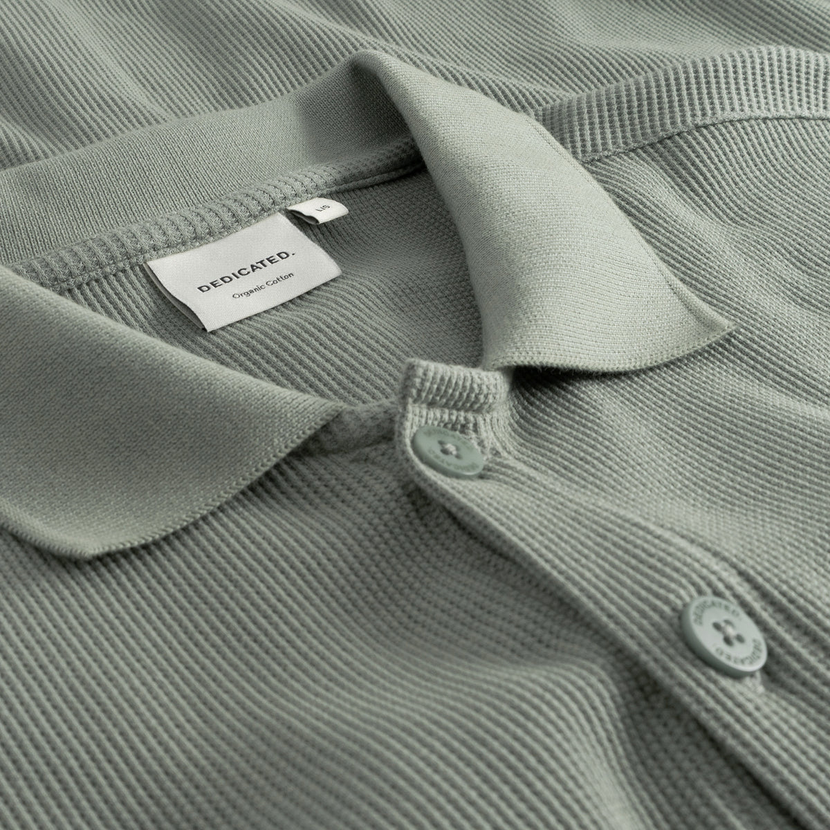 Shirt Falkvik Waffle Iceberg Green Bild 6